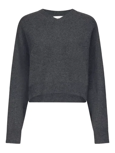 Loulou De Saison V-neck Sweater In Gray