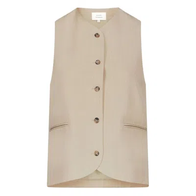 Loulou De Saison Vest In Neutral