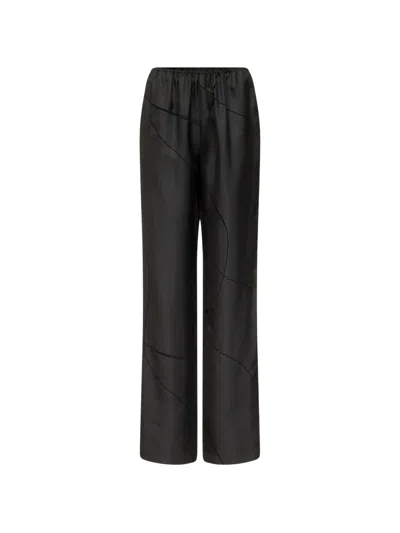 Loulou De Saison Viki Elasticated Trousers In Black
