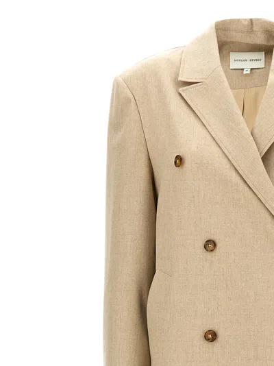 Loulou De Saison Zeno Coat In Neutral