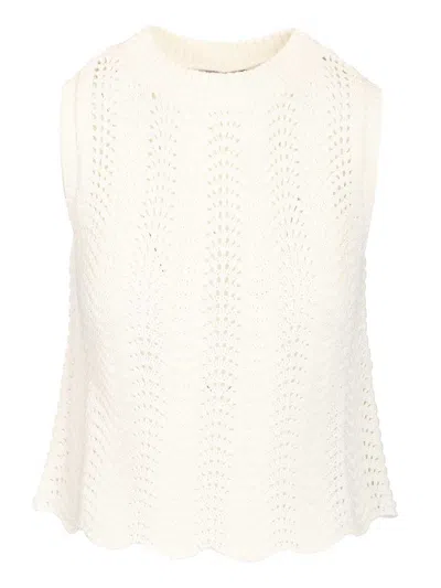Loulou De Saison Vittoria 01 Tank Top Tops White