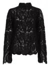 Loulou De Saison Wade Stand Collar Sweater Clothing In Black