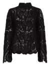Loulou De Saison Wade Stand Collar Sweater Clothing In Black