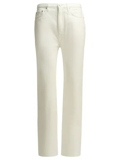 Loulou De Saison White Organic Cotton Jeans