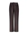 Loulou De Saison Wide-leg Casual Pants In Black