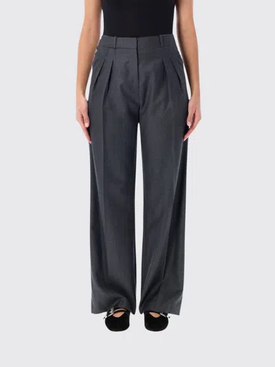 Loulou De Saison Wide-leg Sartorial Virgin Wool Trousers In Black