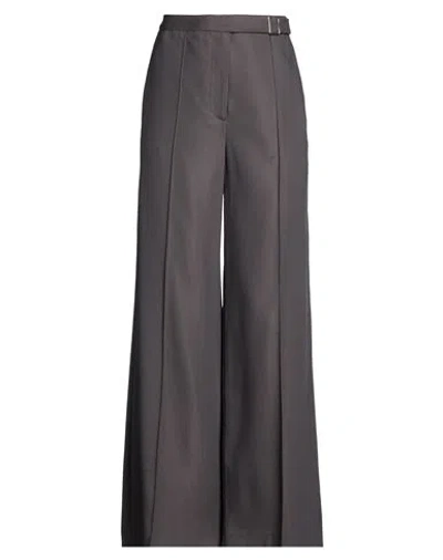 Loulou De Saison Woman Pants Grey Size 2 Viscose, Wool, Mohair Wool In Gray