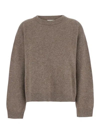 Loulou De Saison Sweater Woman Color Beige In Brown