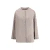 Loulou De Saison Wool Short Coat In Gray