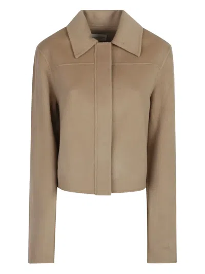 Loulou De Saison Wool Single-breasted Blazer In Neutral