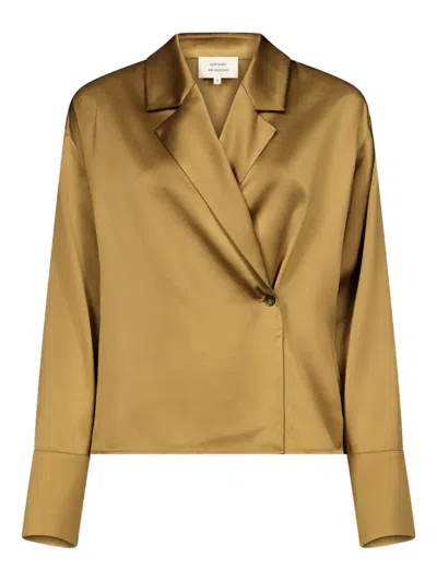 LOULOU DE SAISON WRAP BLOUSE