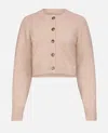 Loulou De Saison Zephir Lds Cropped Cardigan