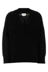 Loulou Studio Loulou Black Cashmere Oversize Sage Sweater