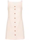 Loulou Studio Idon Virgin Wool Minidress In Pink