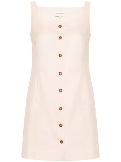 Loulou Studio Idon Virgin Wool Minidress In Pink