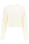 Loulou Studio Loulou Ivory Wool Blend Oversize Bruzzi Sweater