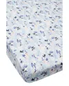 Shop Loulou Lollipop Fitted Crib Sheet In Ink Floral