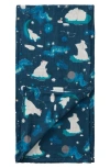 Loulou Lollipop Muslin Swaddle Blanket In Blue