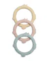 Loulou Lollipop Unisex Teething Rings, 3 Piece Set - Ages 6m+