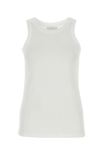 LOULOU STUDIO LOULOU WHITE COTTON POSO TANK TOP