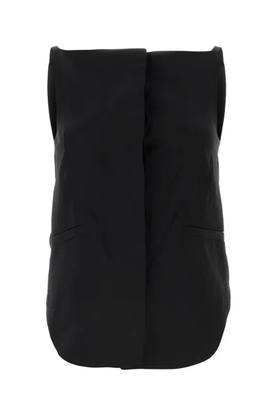 Loulou Studio Viscose Blend Top Mihant In Black
