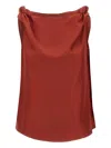 Loulou Studio Loulou Red Twill Remy Top