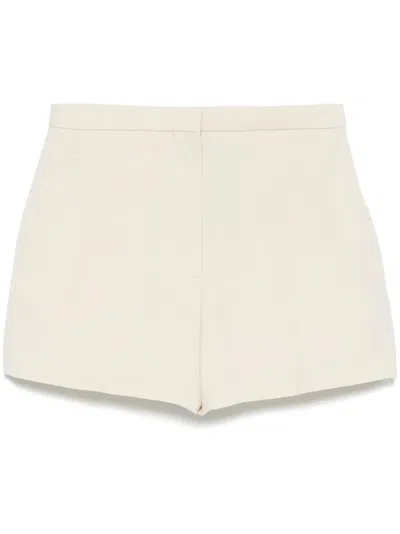 Loulou Studio Serge Shorts In Neutrals
