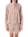 Loulou Studio Siara Shirt With Buttoned Cuffs And Pleated Back