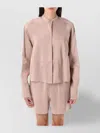 Loulou Studio Siara Shirt With Buttoned Cuffs And Pleated Back