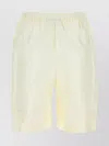 Loulou Studio Ivory Silk Zinnia Bermuda Shorts