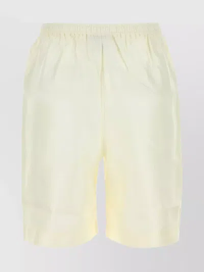 LOULOU STUDIO SILK ZINNIA KNEE-LENGTH BERMUDA SHORTS