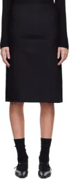 Loulou Studio A Mid-length Half-length Skirt In Black