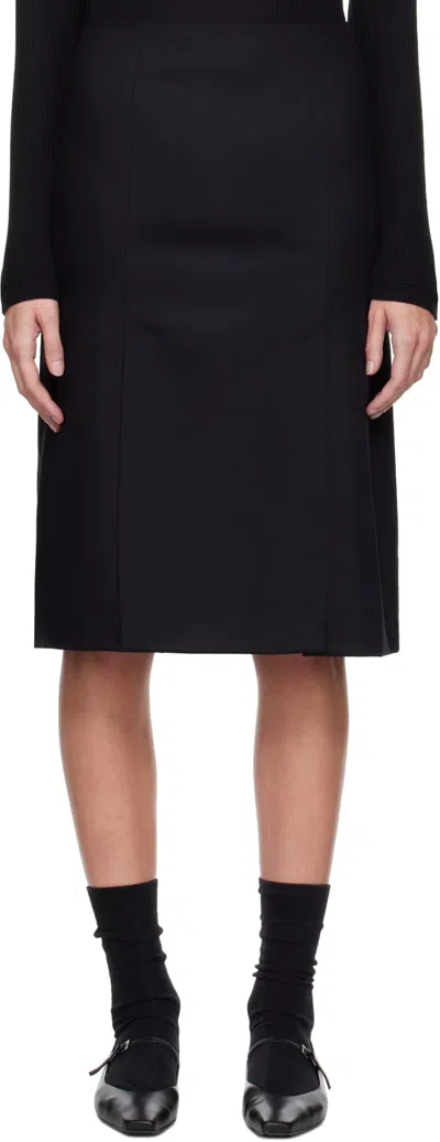 Loulou Studio A Mid-length Half-length Skirt In Black