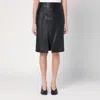 Loulou Studio Leather Midi Skirt In Black