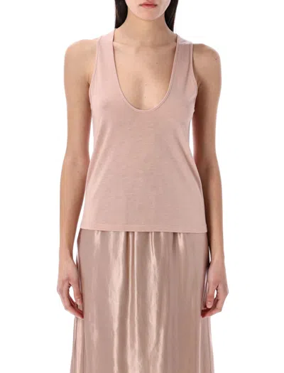 Loulou Studio Albia Tank Top In Petal Rose