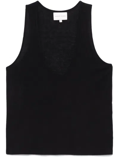 Loulou Studio Albia Top In Black