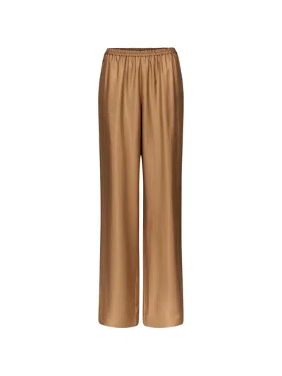 Loulou Studio Alera Elasticated Trousers In Brown