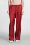Shop Loulou Studio Alera Pants In Red