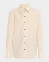 LOULOU STUDIO ALIM STRIPED BUTTON-DOWN SHIRT