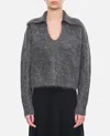 Loulou Studio Ambrose Alpaca Wool Sweater In Grey