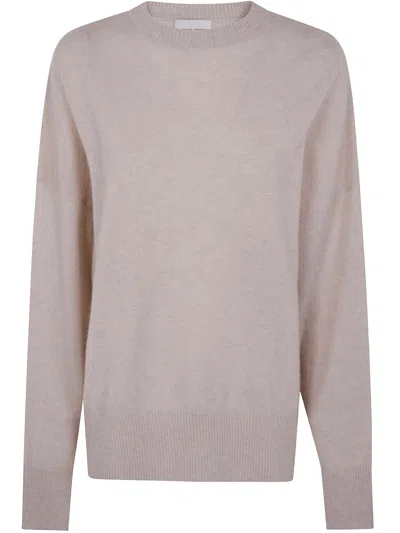 LOULOU STUDIO ANAA CASHMERE SWEATER,ANAA OAT MELANGE