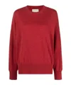 Loulou Studio Klassischer Kaschmirpullover In Red