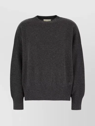 Loulou Studio Anaa Cashmere Knitwear Drop Shoulders In Black