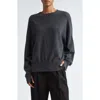 Loulou Studio Anaa Cashmere Sweater In Anthracite Melange