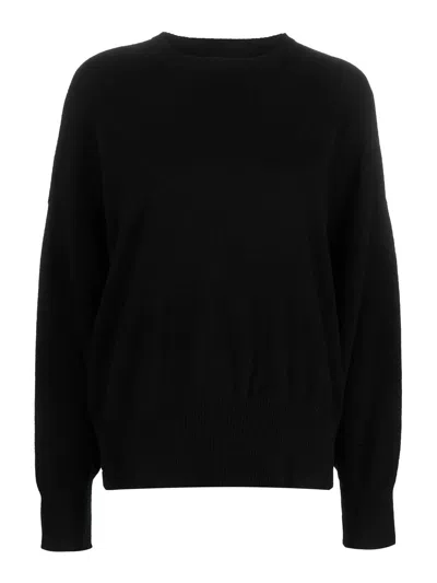 LOULOU STUDIO SUÉTER CUELLO REDONDO - NEGRO