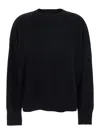 Loulou Studio Anaa Lds Round Neck Sweater In Black