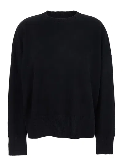 Loulou Studio Anaa Lds Round Neck Sweater In Black