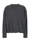 Loulou Studio Anaa Lds Round Neck Sweater In Gray