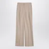Loulou Studio Wool And Cashmere Trousers In Beige