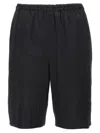 Loulou Studio Andra Elastic-waist Shorts